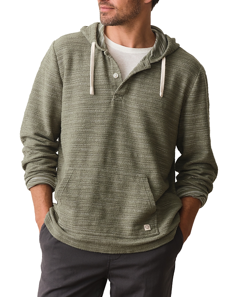 Marine Layer Portola Beach Stripe Drawstring Hoodie
