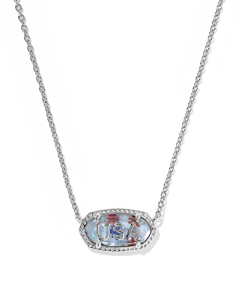 Kendra Scott Elisa Usa Pendant Necklace, 16