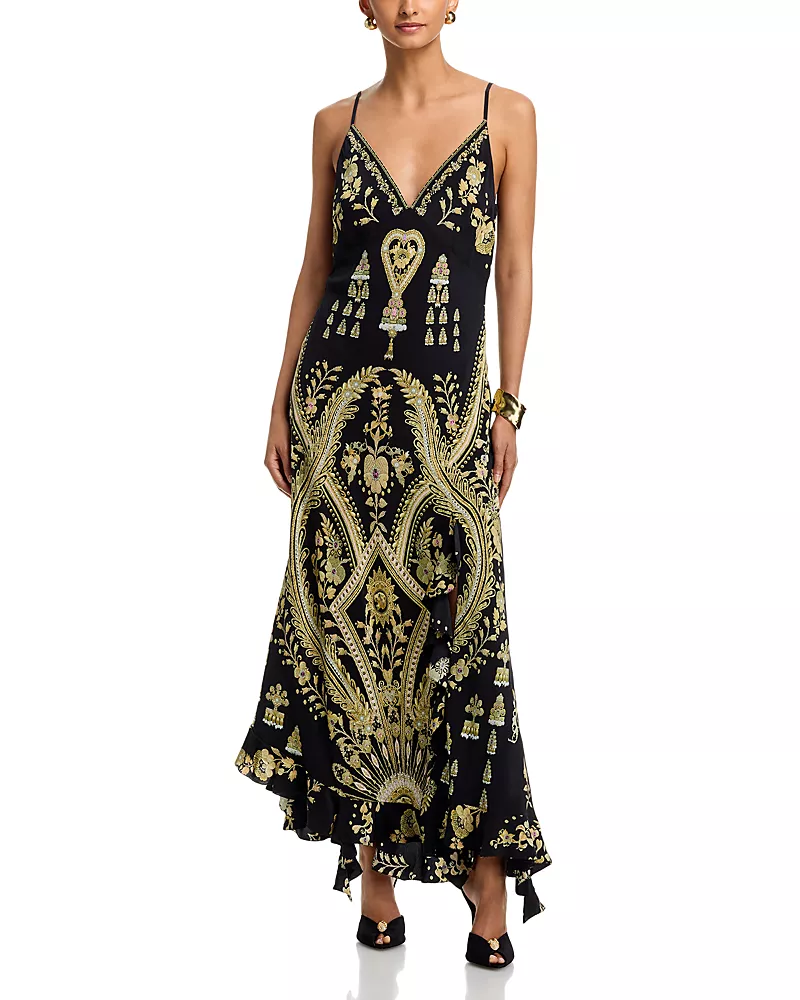 Camilla Silk Bias Slip Dress