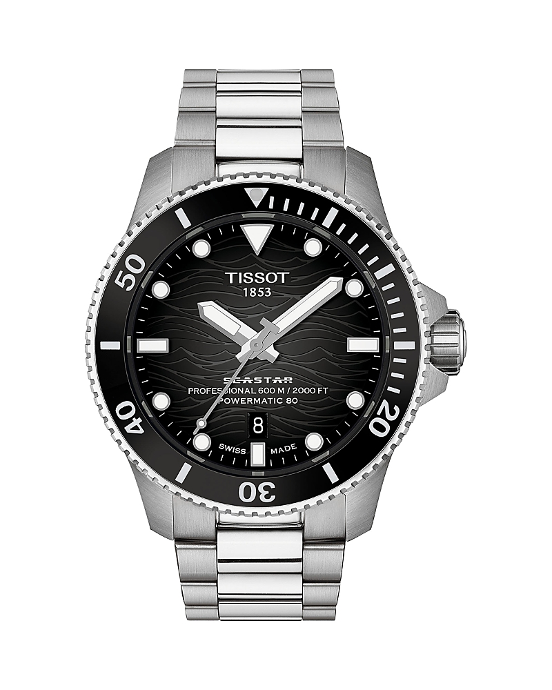Tissot Seastar 2000 Professional Powermatic 80 Watch, 44mm