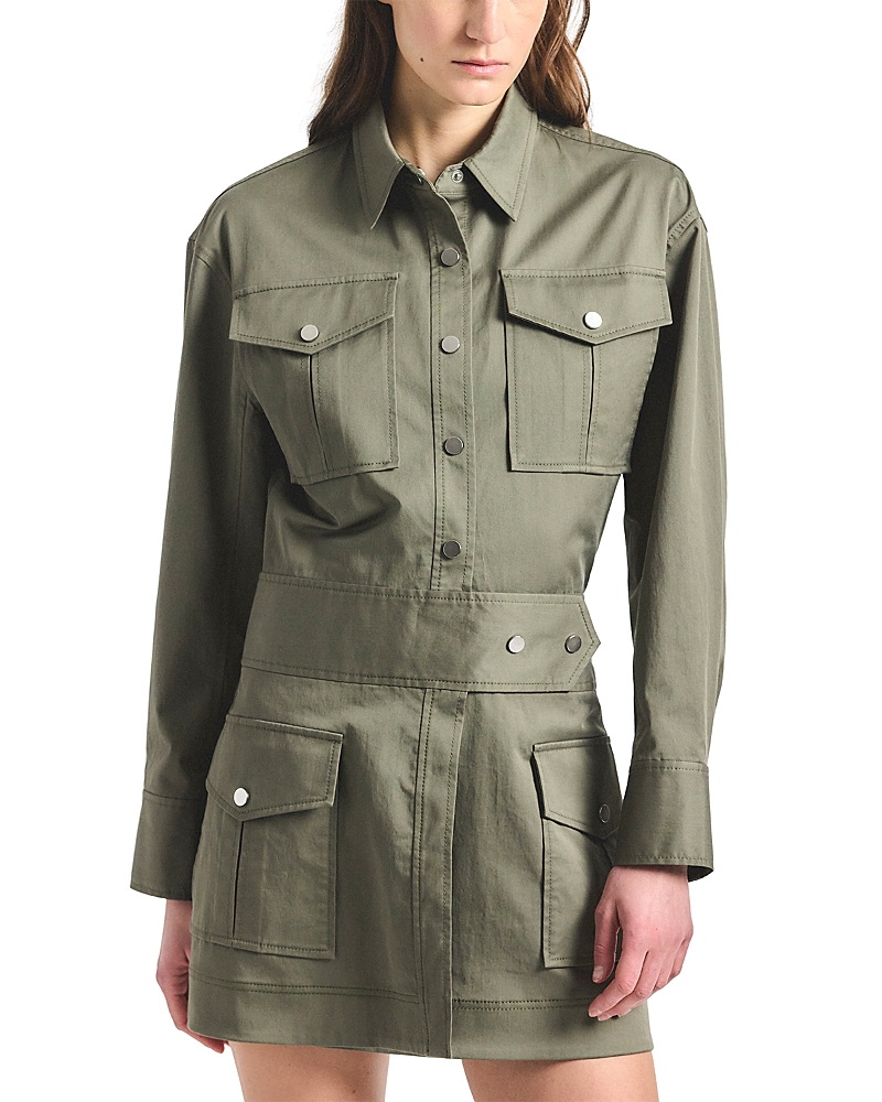 Derek Lam 10 Crosby Brady Utility Mini Dress