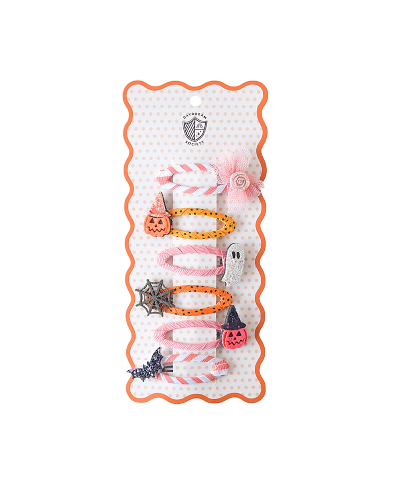 Jollity & Co. Trick or Treat Street Halloween Themed Hair Clips, Set of 6