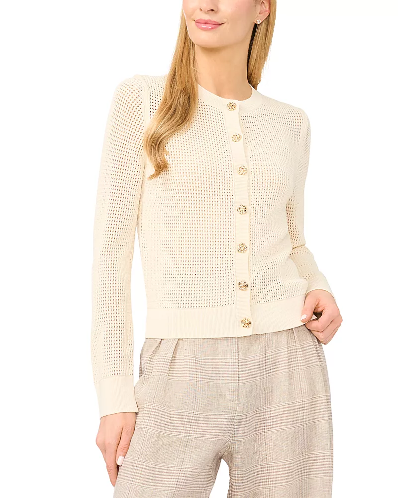 Ted Baker Kayla Pointelle Cardigan Sweater