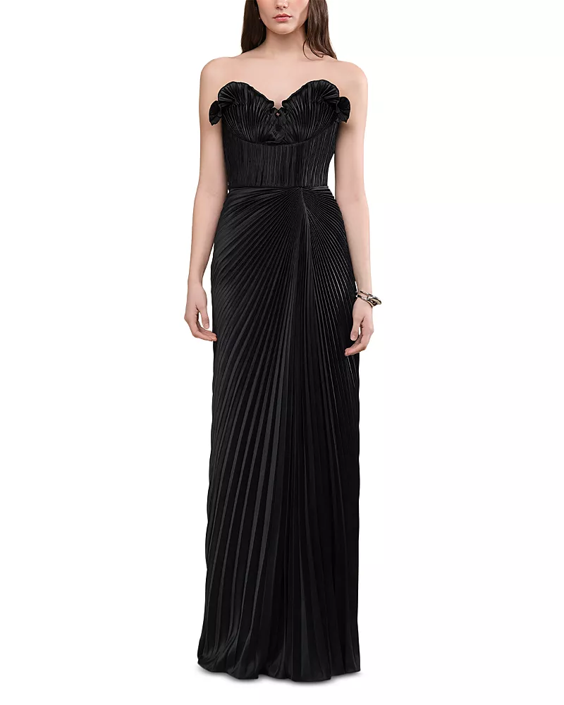 Amur Kaylani Pleated Gown