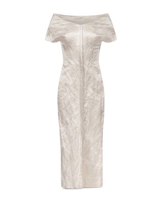 Kaley Paneled Off The Shoulder Dress