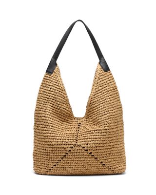 Triangular Straw Tote