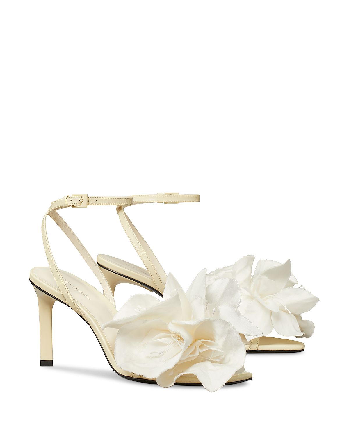 Tory Burch Women's Strappy Floral 85 High Heel Sandals