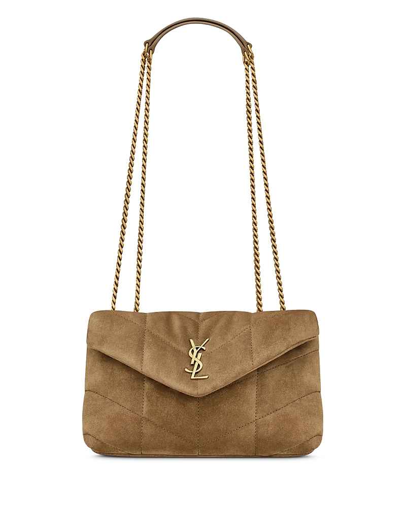 Saint Laurent Toy Puffer in Suede