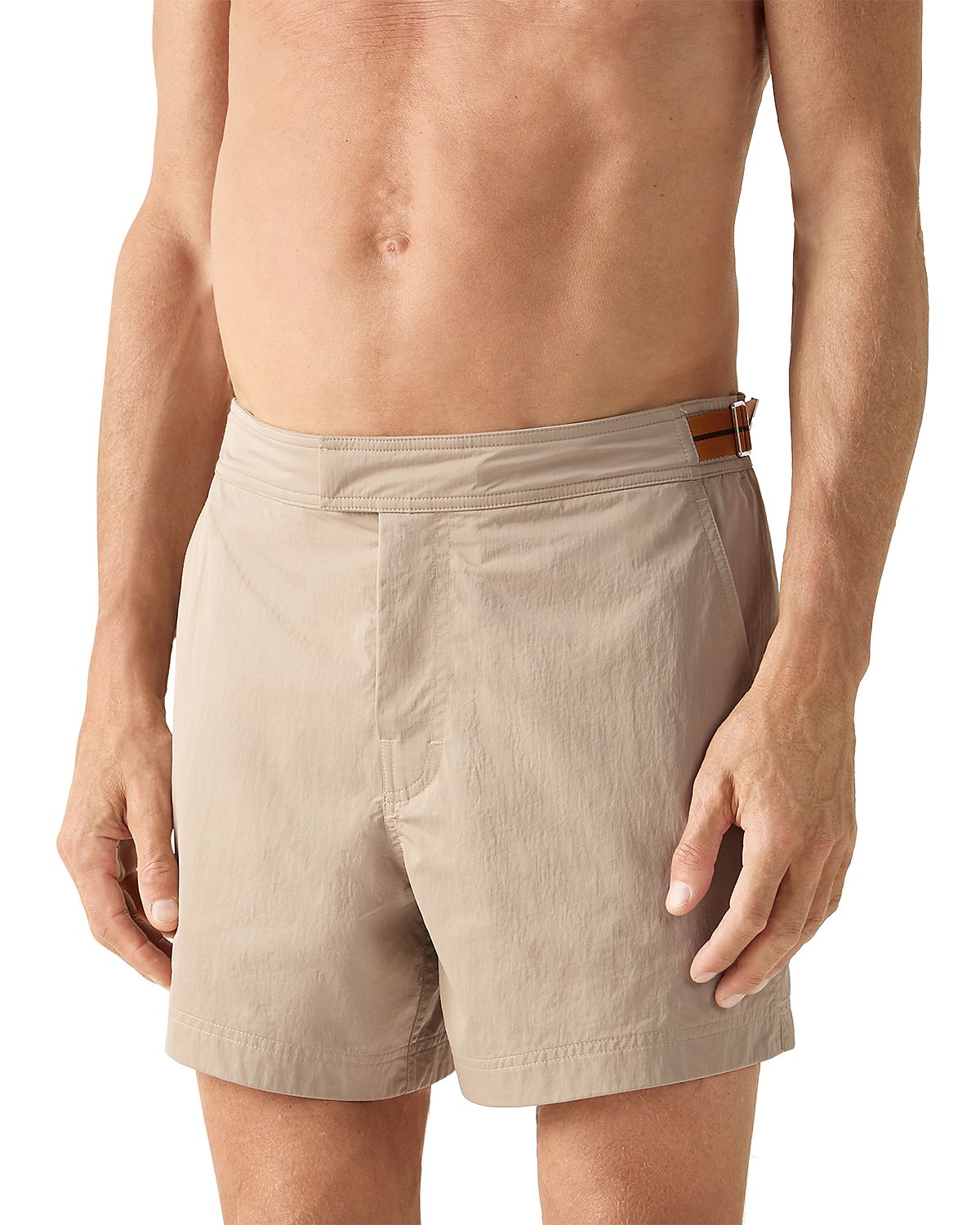 Zegna Road Brand Mark Rio Swim Trunks