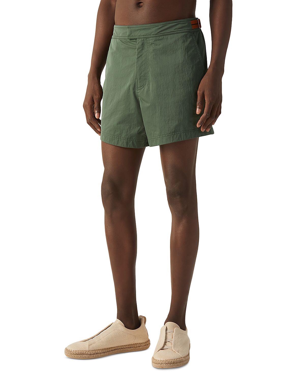 Zegna Road Brand Mark Rio Swim Trunks