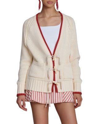 Lobster Intarsia Toggle Cardigan