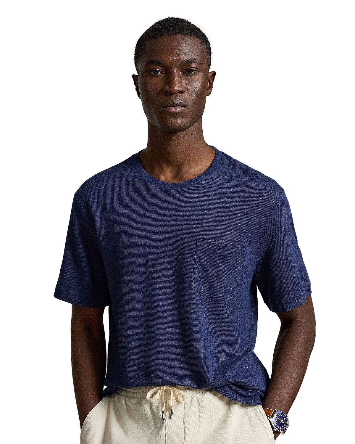 Polo Ralph Lauren Standard Fit Linen Mesh T-Shirt