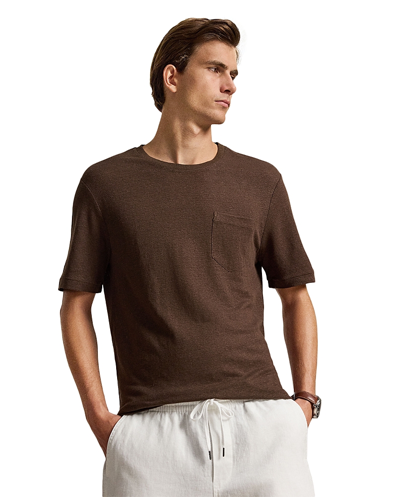 Polo Ralph Lauren Standard Fit Linen Mesh T-Shirt