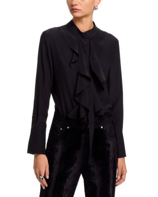McQueen Silk Crepe de Chine Blouse