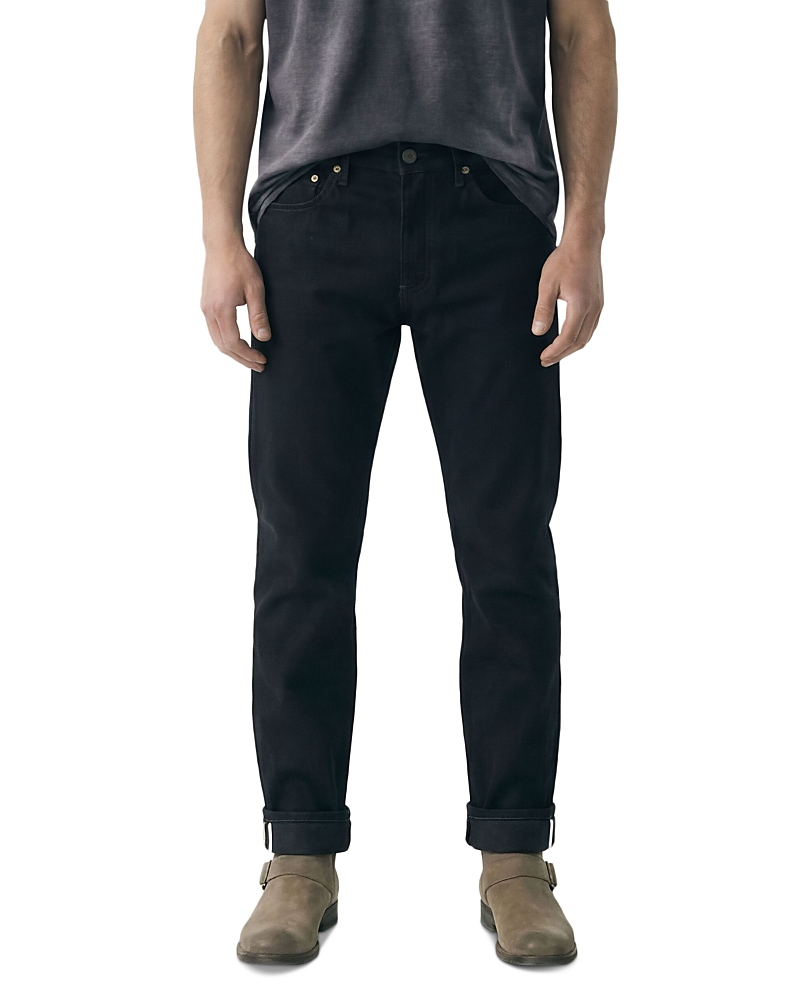 Antik Denim Slim Straight Selvedge Raw 33 Jeans in Black