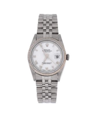  Oyster Perpetual Datejust Automatic Watch in Stainless Steel and White Gold 36mm