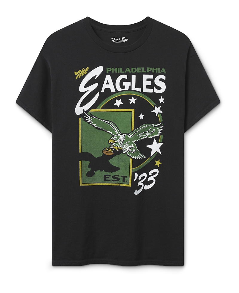 Junk Food Clothing Unisex Philadelphia Eagles Star Power Tee