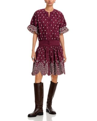 Scallop Edge Dress