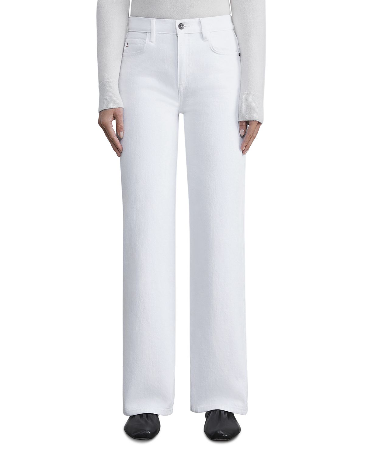 Lafayette 148 New York Wyckoff High Rise Wide Leg Jeans