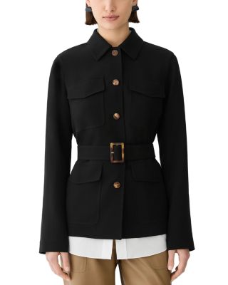 Belted Shirt Jacket