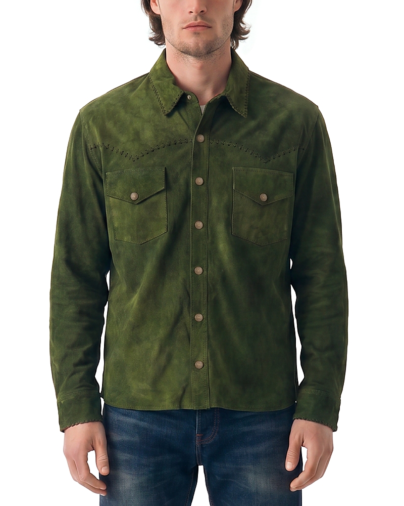 Antik Denim Suede Western Shirt