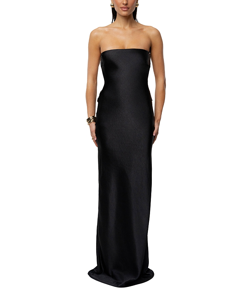Jluxlabel Regal Rising Satin Maxi Dress