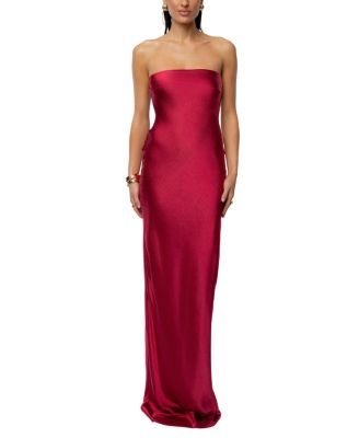 Jluxlabel Regal Rising Satin Maxi Dress