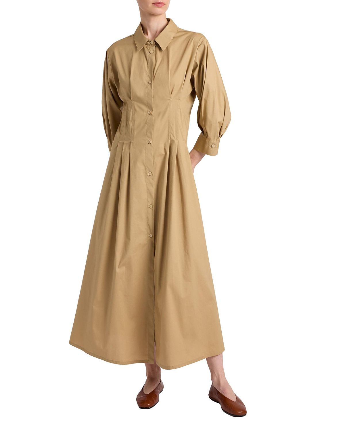 Santorelli Miley Midi Shirt Dress