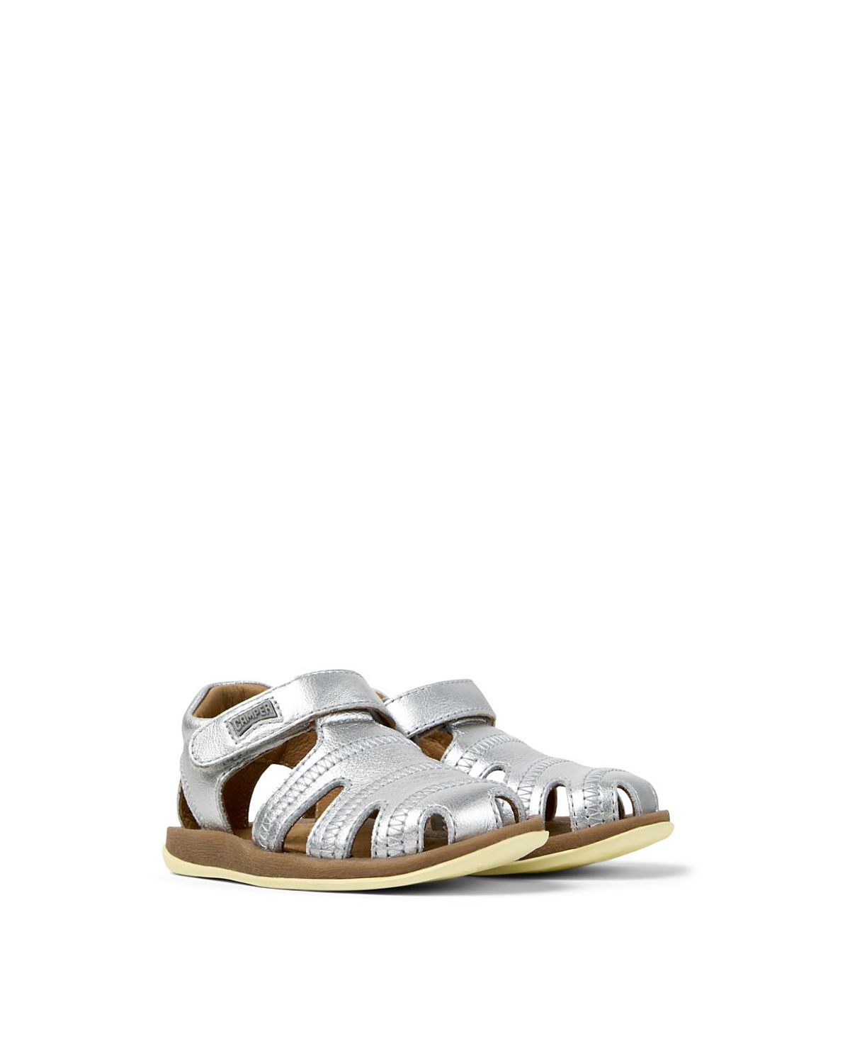 Camper Girls' First Walker Bicho Leather Sandals - Toddler