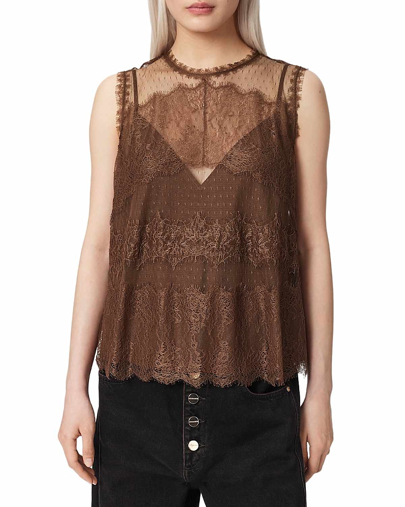 Allsaints Clara Lace Top