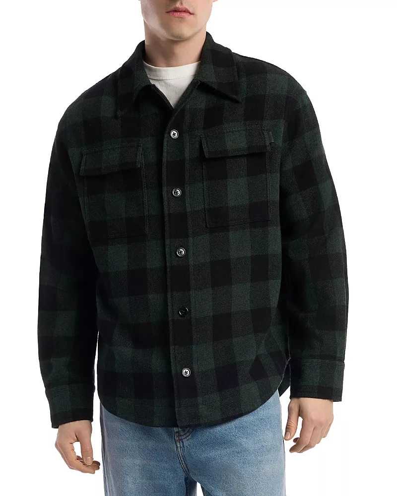 Ami Wide Camp Collar Overshirt