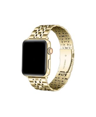 Posh Tech Rainey Stainless Steel Band For Apple Watch In Orange
