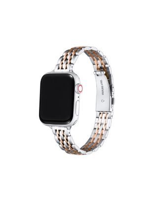 Posh Tech Rainey Skinny Stainless Steel Band For Apple Watch In Multi
