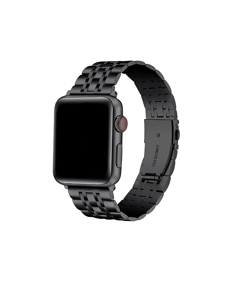 Posh Tech Rainey Stainless Steel Band For Apple Watch In Black