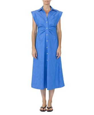 Miami Sleeveless Shirtdress