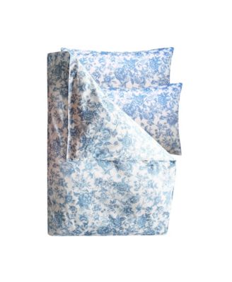  Liberty Fabric Regency Trail China Blue Duvet Set, King