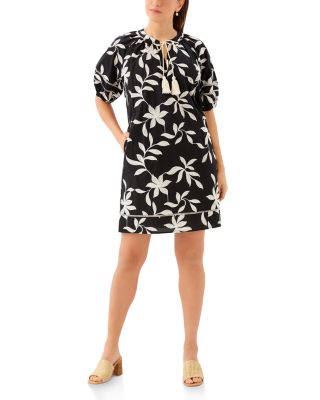 Puff Sleeve Tassel Dress