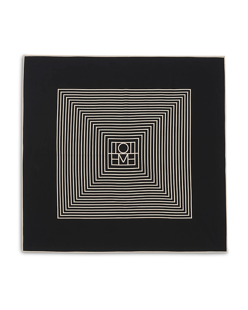 Toteme Monogram Silk Scarf