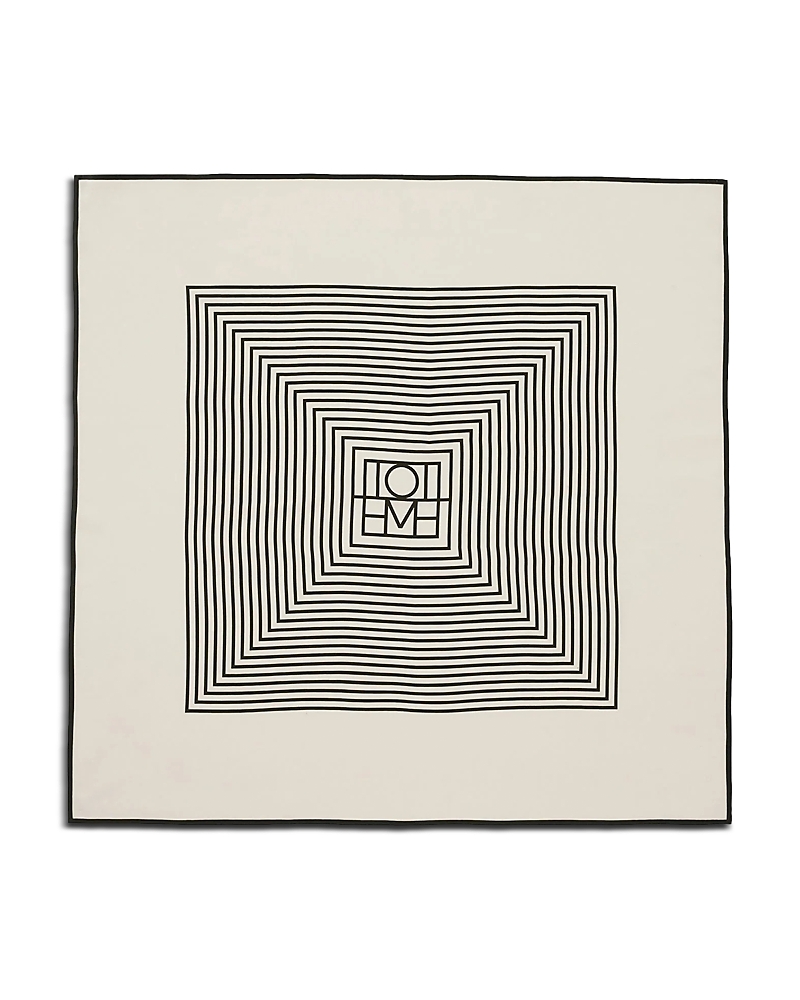 Toteme Monogram Silk Scarf · OS