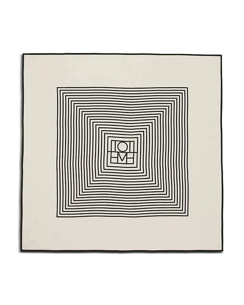 Toteme Monogram Silk Scarf
