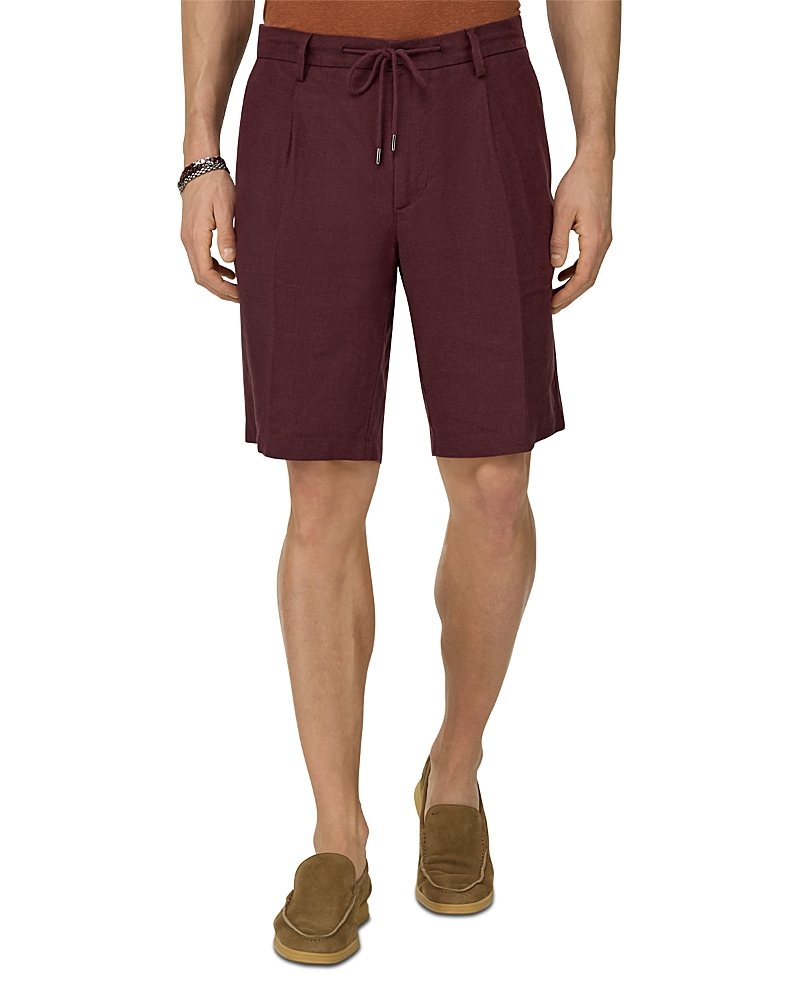 Boggi Milano Coulisse Linen Shorts