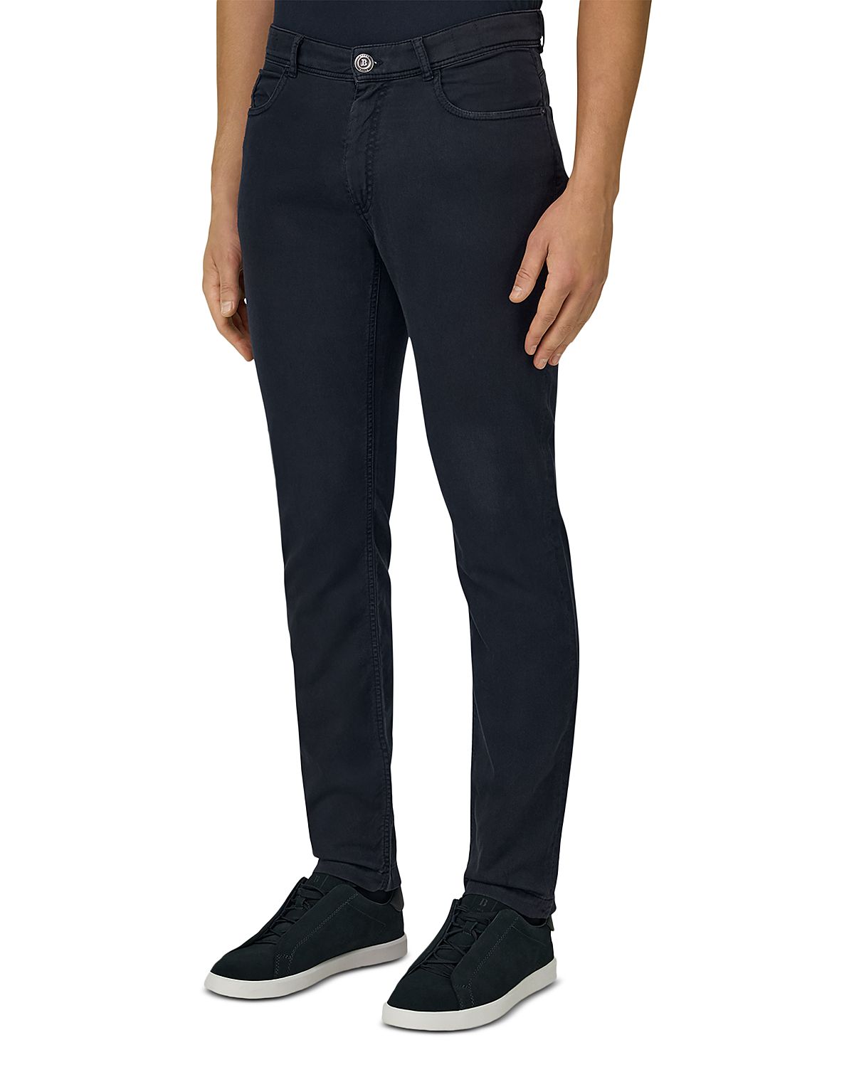 Boggi Milano Regular Fit Stretch Cotton Jeans