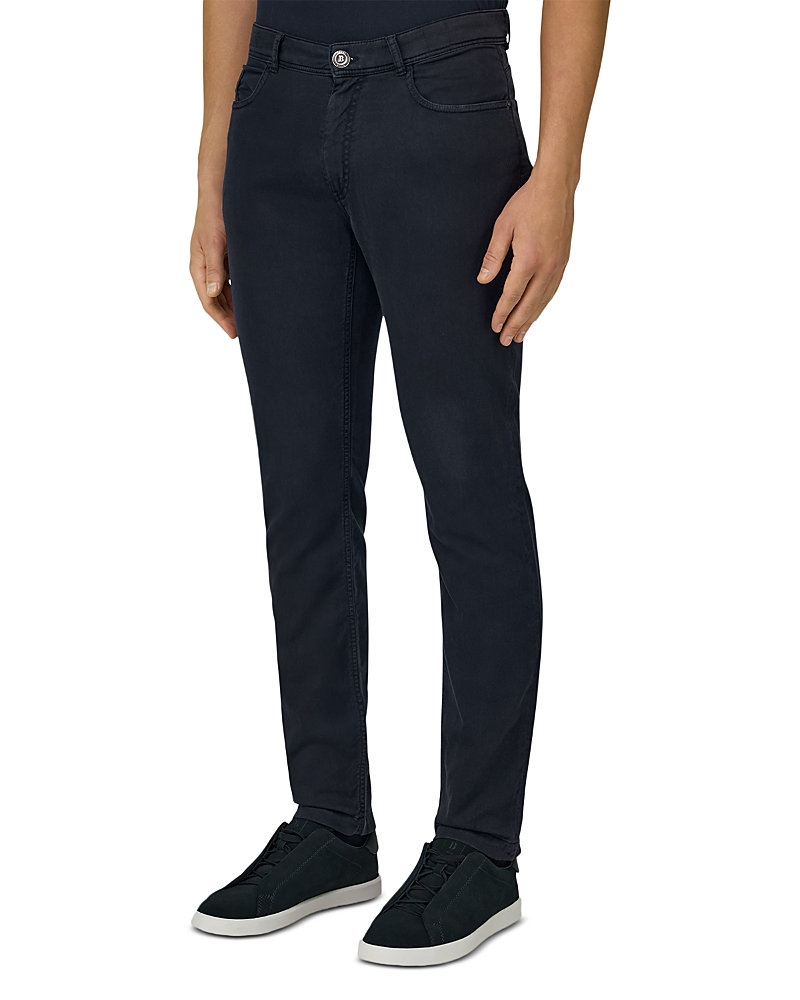 Boggi Milano Regular Fit Stretch Cotton Jeans