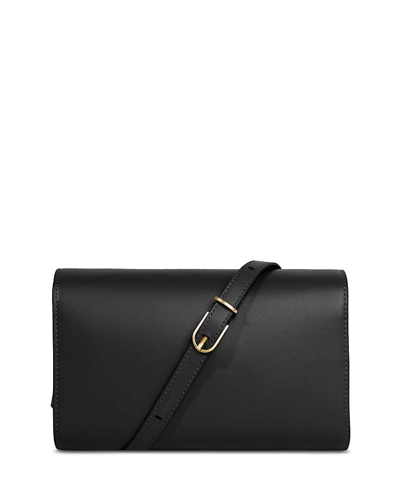 Vince Leather Crossbody Wallet