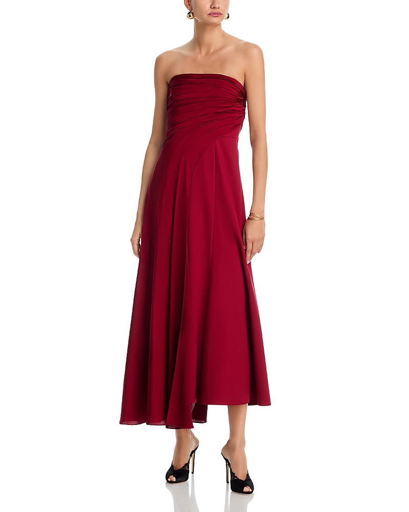 Cinq a Sept Clarisse Strapless Midi Dress