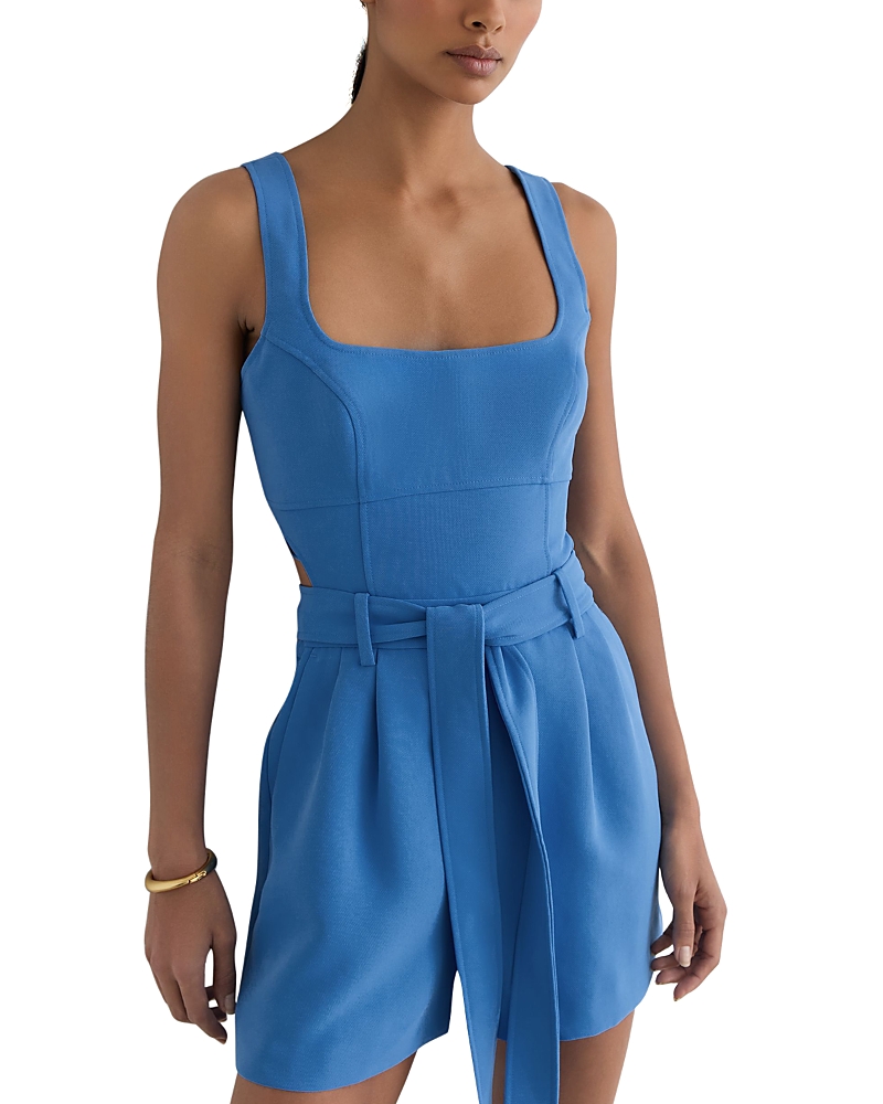 Reiss Dion Square Neck Romper