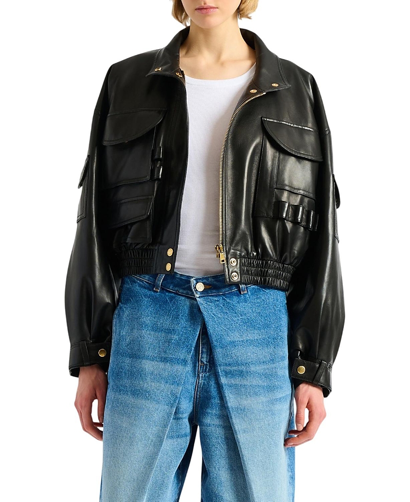 Balmain Lambskin Bomber Jacket
