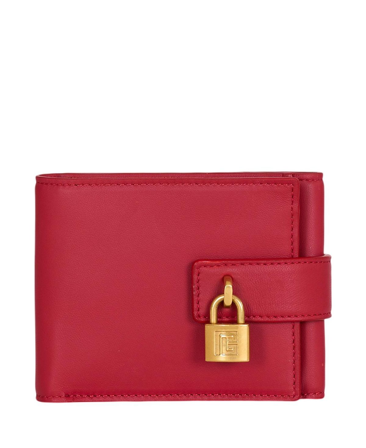 Balmain Pulse Trifold Smooth Leather Wallet