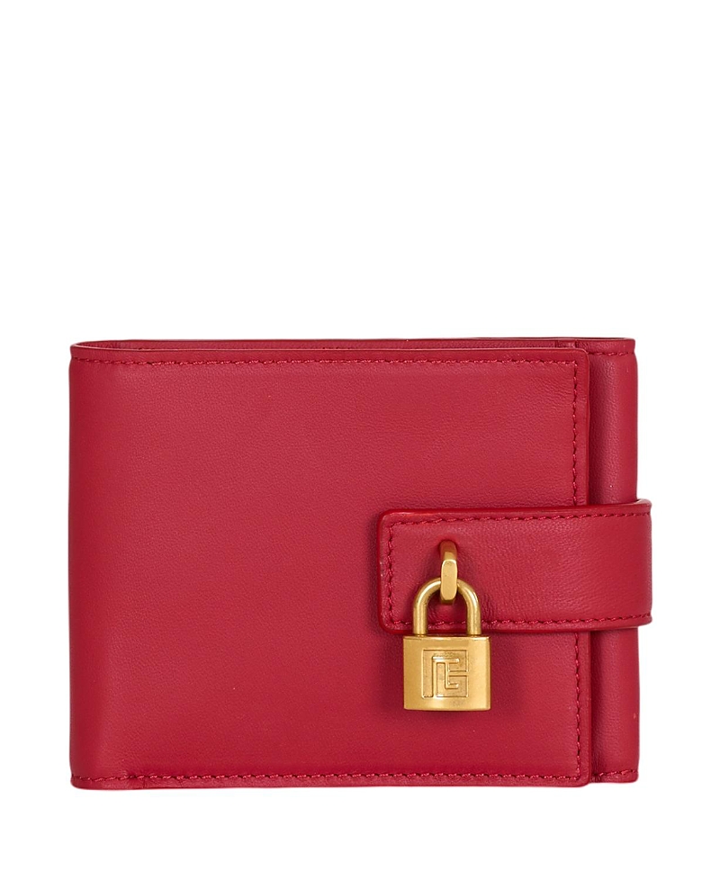 Balmain Pulse Trifold Smooth Leather Wallet