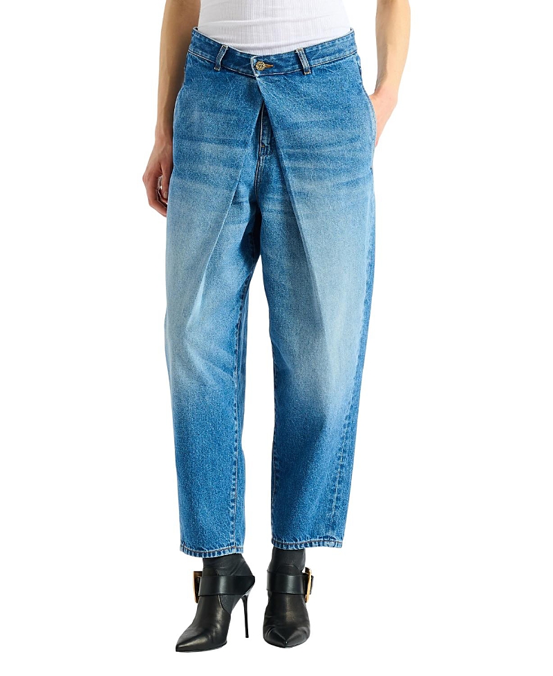Balmain Denim Barrel-Leg Jeans